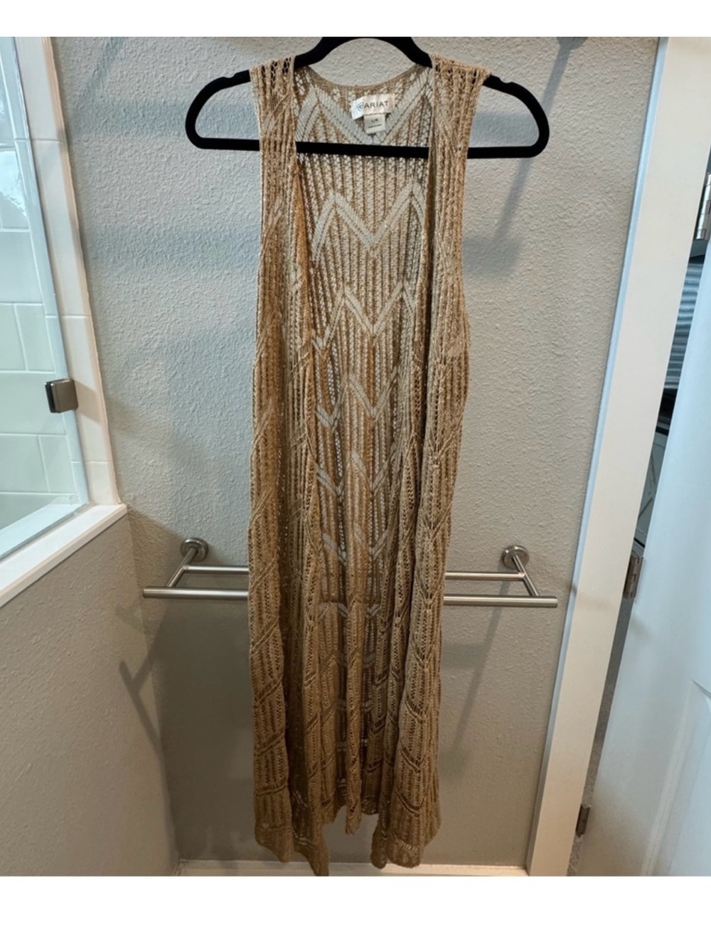 Ariat Tan Knit Duster Cardigan